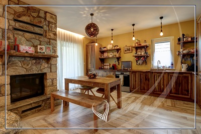 crowd looking at a lighted stage
