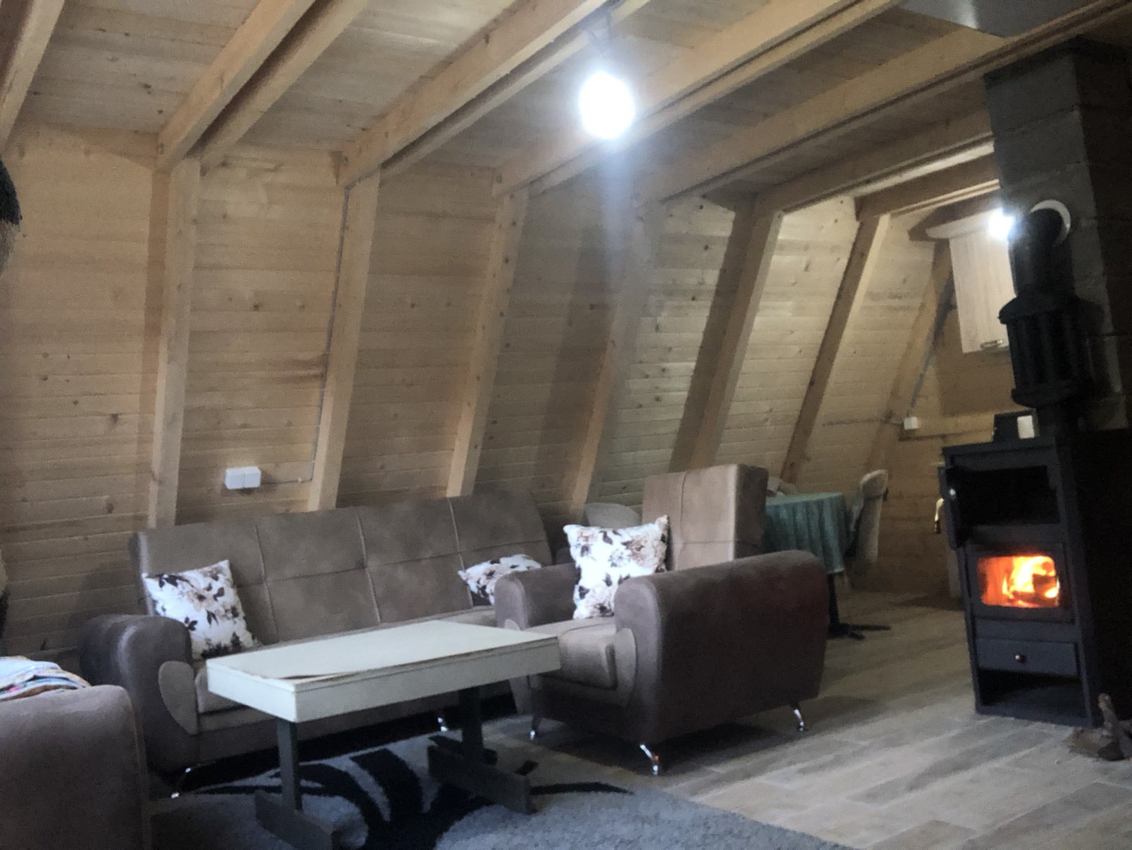 big rocks with some trees